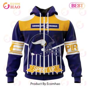 NFL Minnesota Vikings Specialized Design With Art 3D Hoodie