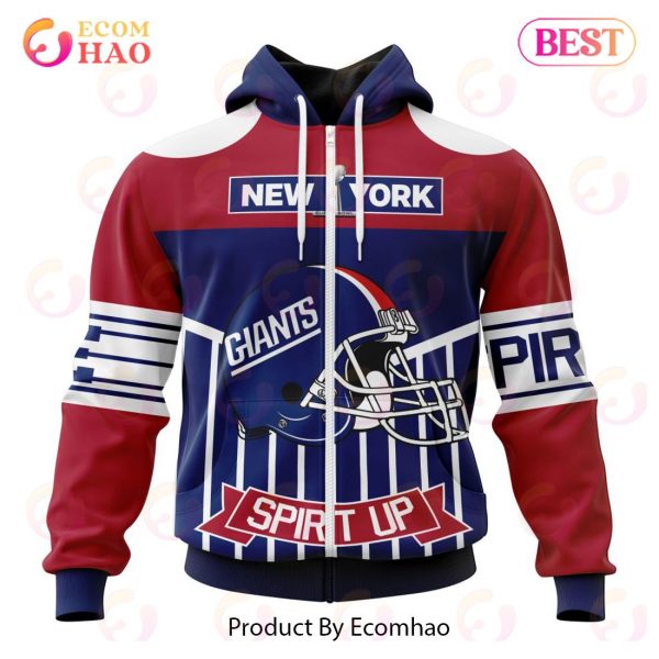 New York Giants 3D Blue Team All Over Print Hoodie V15 - Tana Elegant