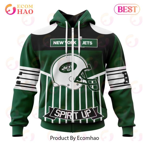 BEST NFL New York Jets Salute To Service - Honor Veterans And Their  Families 3D Hoodie