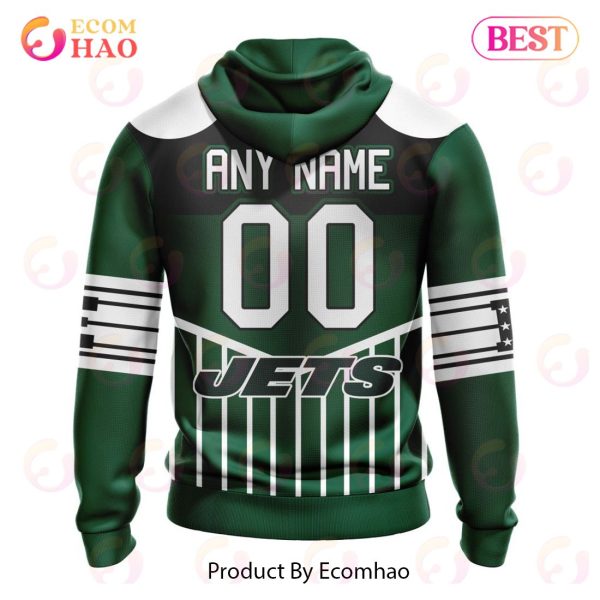 NFL New York Jets Custom Your Name & Number Halloween Style 3D Hoodie -  Ecomhao Store