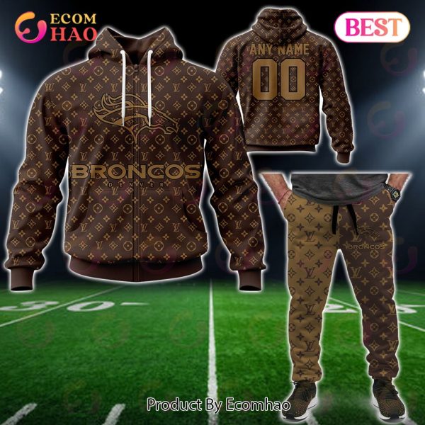 NFL Broncos Specialized Design In LV Style 3D Hoodie - Ecomhao Store