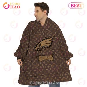 NFL agles Specialized Design In LV Style 3D Hoodie
