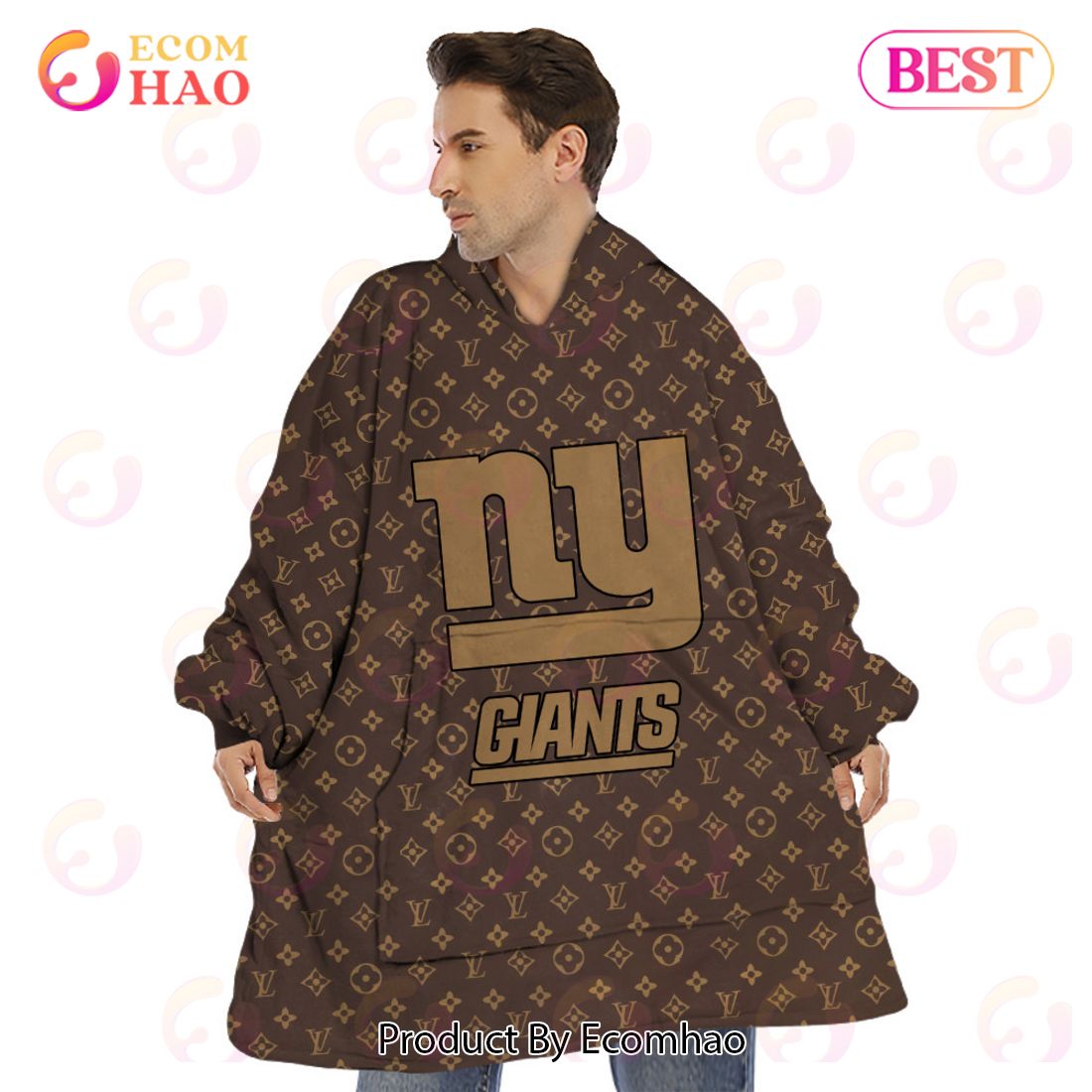 NFL Giants Specialized Design In LV Style 3D Hoodie Luxury Items