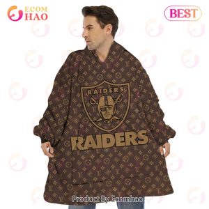 NFL Raiders Specialized Design In LV Style 3D Hoodie