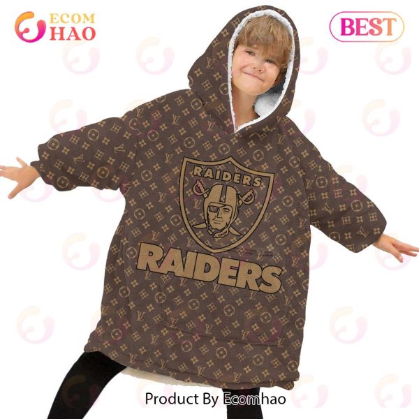 NFL Raiders Specialized Design In LV Style 3D Hoodie