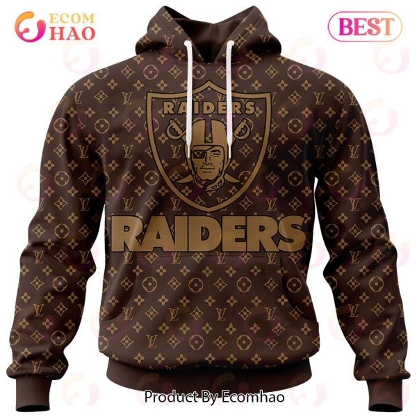 NFL Raiders Specialized Design In LV Style 3D Hoodie