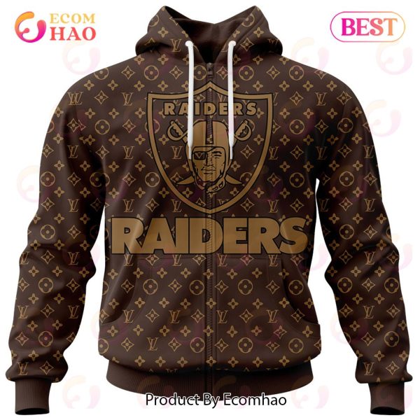 NFL Raiders Specialized Design In LV Style 3D Hoodie