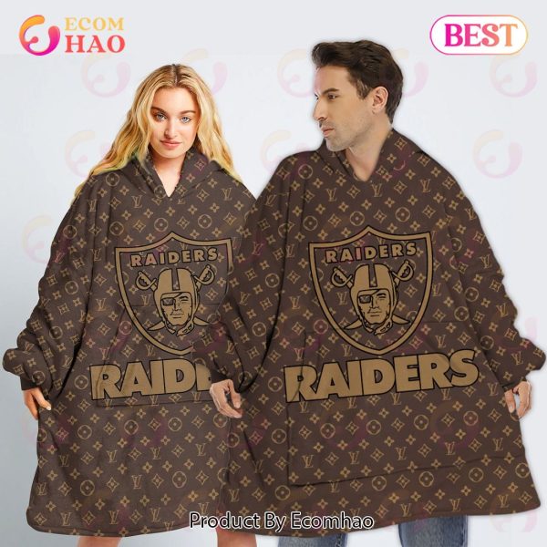 NFL Raiders Specialized Design In LV Style 3D Hoodie