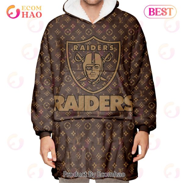 NFL Raiders Specialized Design In LV Style 3D Hoodie
