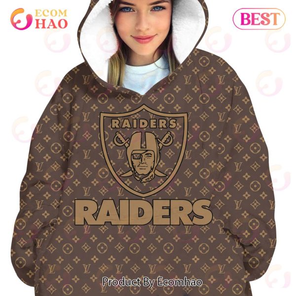 NFL Raiders Specialized Design In LV Style 3D Hoodie