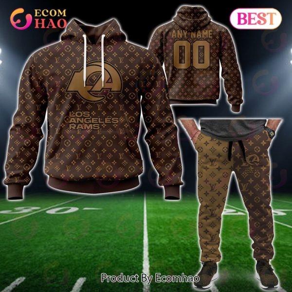 NFL Rams Specialized Design In LV Style 3D Hoodie
