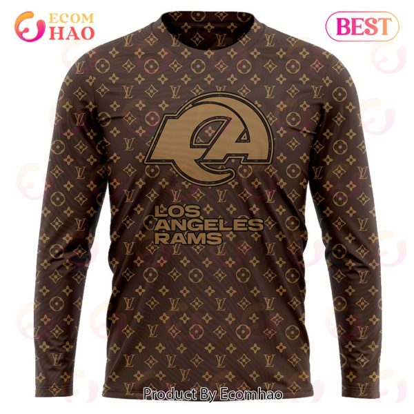 NFL Rams Specialized Design In LV Style 3D Hoodie