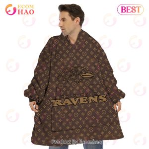NFL Ravens Specialized Design In LV Style 3D Hoodie