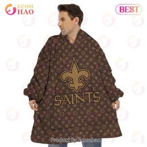 NFL Saints Specialized Design In LV Style 3D Hoodie
