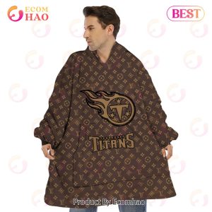NFL Titans Specialized Design In LV Style 3D Hoodie