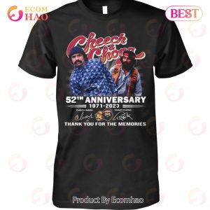 Cheech And Chong 52th Anniversary 1971 – 2021 Thank You For The Memories T-Shirt