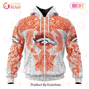 NFL Denver Broncos Norse Viking Symbols 3D Hoodie