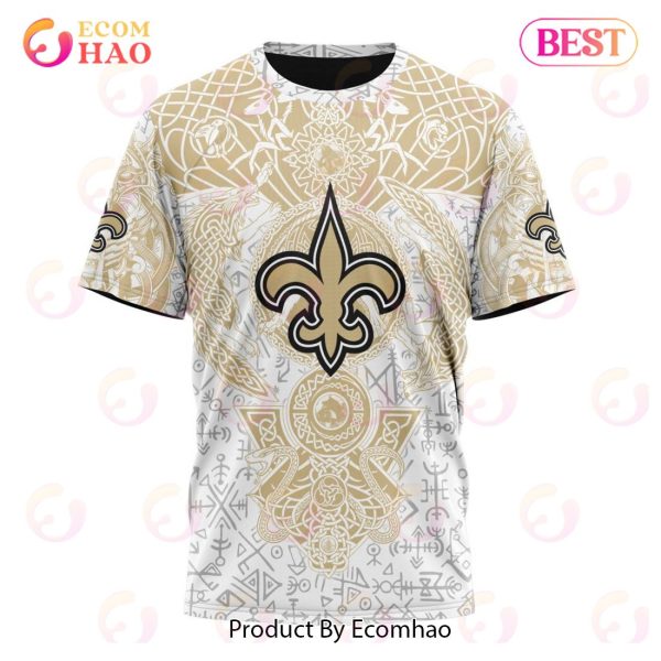 THE BEST NFL New Orleans Saints _ Norse Viking Symbols Hoodie