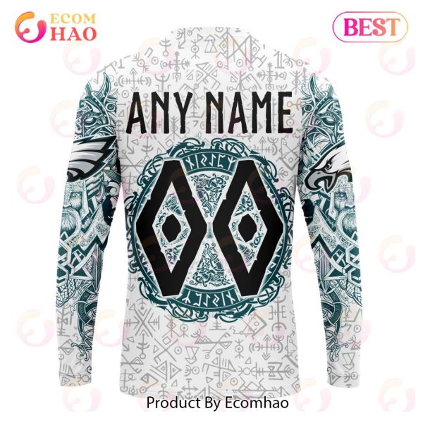 NFL Philadelphia Eagles Norse Viking Symbols 3D Hoodie