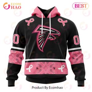 NFL Atlanta Falcons Specialized Design In Classic Style With Paisley! IN OCTOBER WE WEAR PINK BREAST CANCER Hoodie