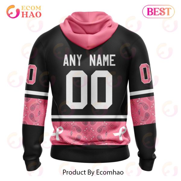 NFL Baltimore Ravens Personalized Special Design Paisley Design We Wear Pink  Breast Cancer Hoodie T Shirt - Growkoc