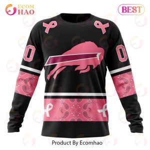 NFL Buffalo Bills Personalized Special Design Paisley Design We Wear Pink  Breast Cancer Hoodie T Shirt - Growkoc