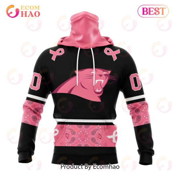 NFL Carolina Panthers Specialized Design In Classic Style With Paisley! IN OCTOBER WE WEAR PINK BREAST CANCER Hoodie
