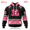 NFL Cleveland Browns Specialized Design In Classic Style With Paisley! IN OCTOBER WE WEAR PINK BREAST CANCER Hoodie NFL Cleveland Browns Specialized Design In Classic Style With Paisley! IN OCTOBER WE WEAR PINK BREAST CANCER Hoodie