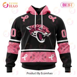 NFL Jacksonville Jaguars Specialized Design In Classic Style With Paisley! IN OCTOBER WE WEAR PINK BREAST CANCER Hoodie