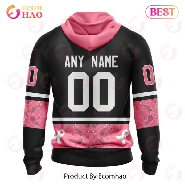 NFL New England Patriots Specialized Design In Classic Style With Paisley! IN OCTOBER WE WEAR PINK BREAST CANCER Hoodie