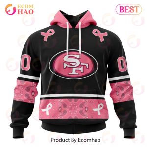 NFL San Francisco 49ers Specialized Design In Classic Style With Paisley! IN OCTOBER WE WEAR PINK BREAST CANCER Hoodie