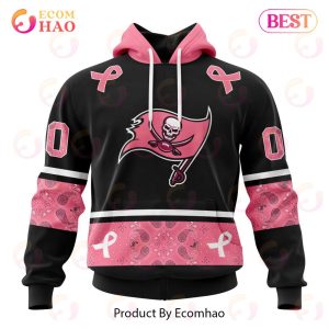 NFL Tampa Bay Buccaneers Specialized Design In Classic Style With Paisley! IN OCTOBER WE WEAR PINK BREAST CANCER Hoodie