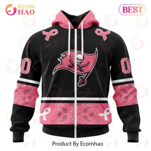 NFL Tampa Bay Buccaneers Specialized Design In Classic Style With Paisley! IN OCTOBER WE WEAR PINK BREAST CANCER Hoodie
