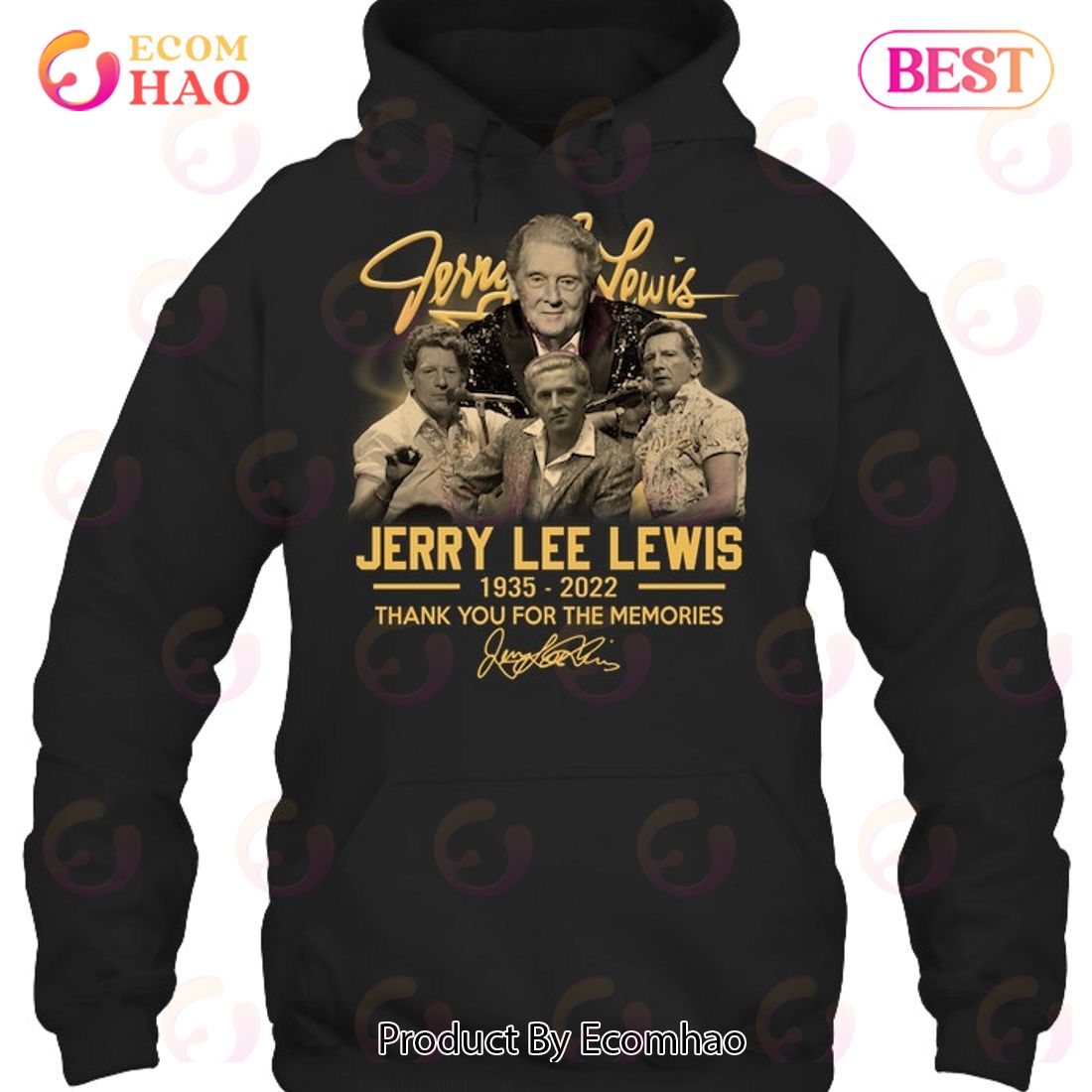 Jerry Le Lewis 1935 – 2022 Thank You For The Memories T-Shirt