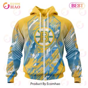 NHL Boston Bruins Specialized Design Fearless Against Childhood 3D Hoodie