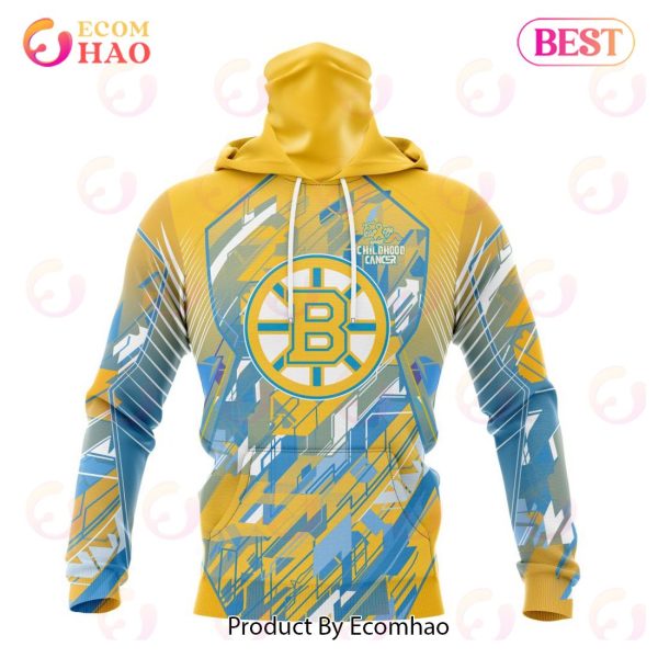 NHL Boston Bruins Specialized Design Fearless Against Childhood 3D Hoodie
