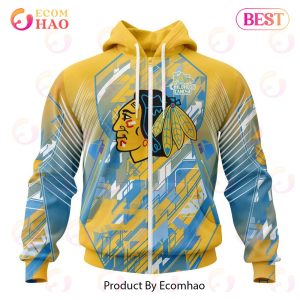 NHL Chicago BlackHawks Specialized Design Fearless Against Childhood 3D Hoodie