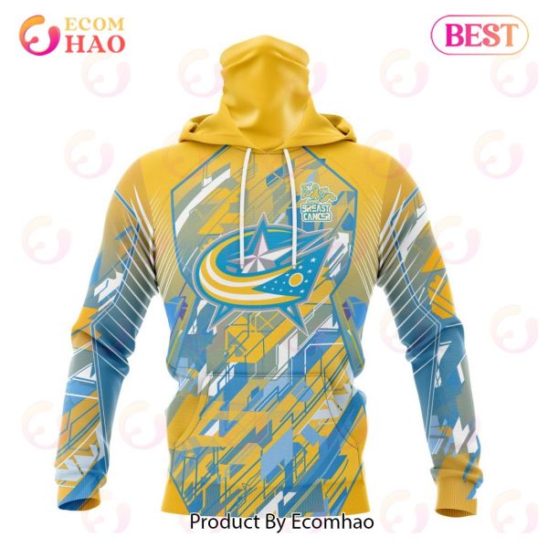 NHL Columbus Blue Jackets Specialized Design Fearless Against Childhood 3D Hoodie