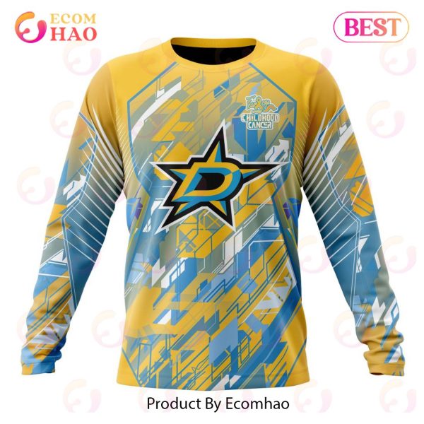 NHL Dallas Stars Specialized Design Fearless Against Childhood 3D Hoodie