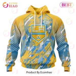 NHL Los Angeles Kings Specialized Design Fearless Against Childhood 3D Hoodie