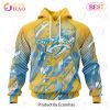 NHL New Jersey Devils Specialized Design Fearless Against Childhood 3D Hoodie