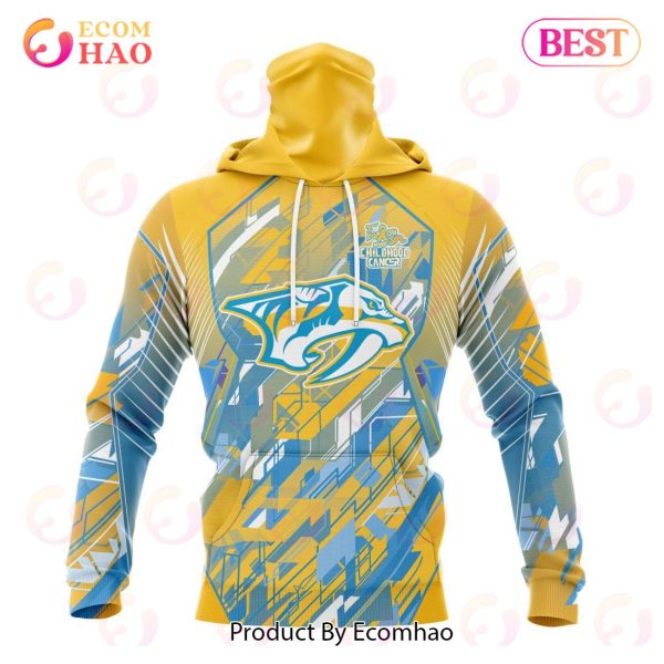 NHL Nashville Predators Specialized Design Fearless Against Childhood 3D Hoodie