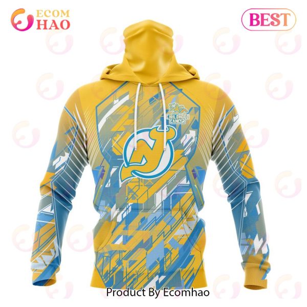 NHL New Jersey Devils Specialized Design Fearless Against Childhood 3D Hoodie