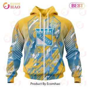 NHL New York Rangers Specialized Design Fearless Against Childhood 3D Hoodie