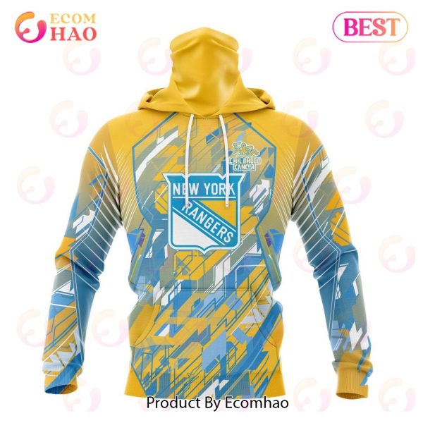 NHL New York Rangers Specialized Design Fearless Against Childhood 3D Hoodie