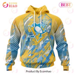 NHL Pittsburgh Penguins Specialized Design Fearless Against Childhood 3D Hoodie
