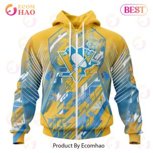 NHL Pittsburgh Penguins Specialized Design Fearless Against Childhood 3D Hoodie