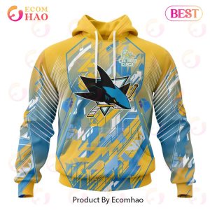 NHL San Jose Sharks Specialized Design Fearless Against Childhood 3D Hoodie