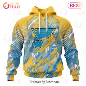 NHL St. Louis Blues Specialized Design Fearless Against Childhood 3D Hoodie