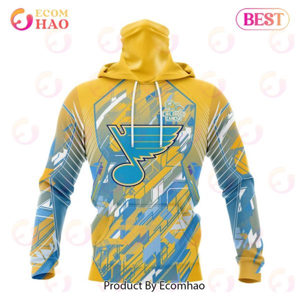 NHL St. Louis Blues Specialized Design Fearless Against Childhood 3D Hoodie